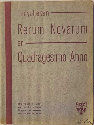 Rerum Novarum en Quadragesimo Anno